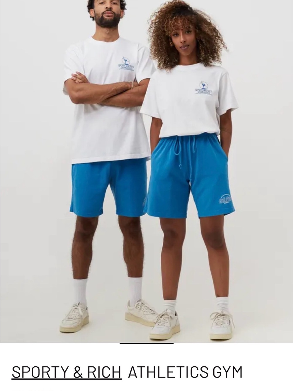 Sporty & Rich Women’s Athletic Shorts - Bright Blue